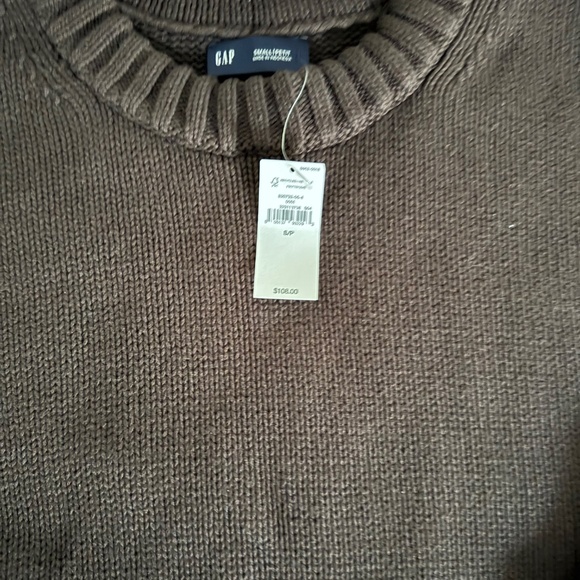 GAP COTTON BROWN SWEATER - Picture 3 of 5